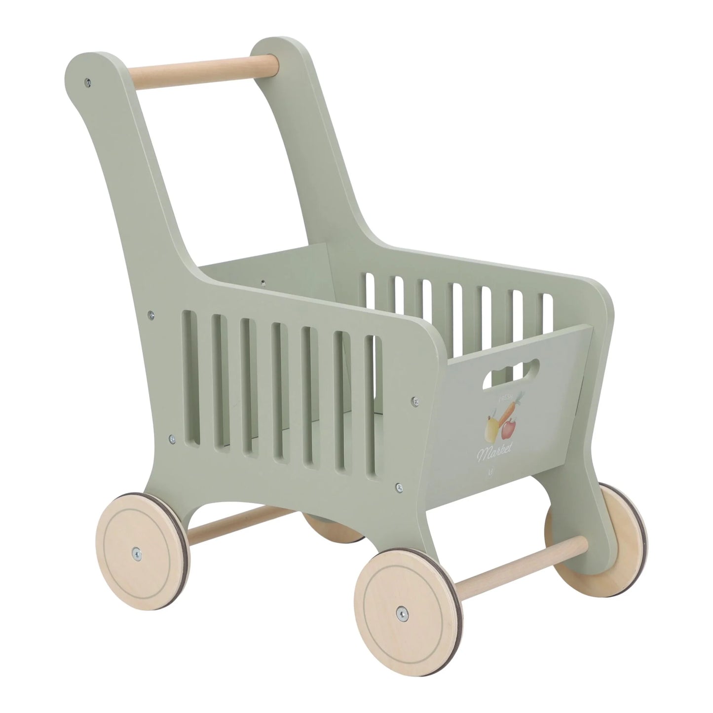 Little Dutch - Wooden Play Shopping Cart