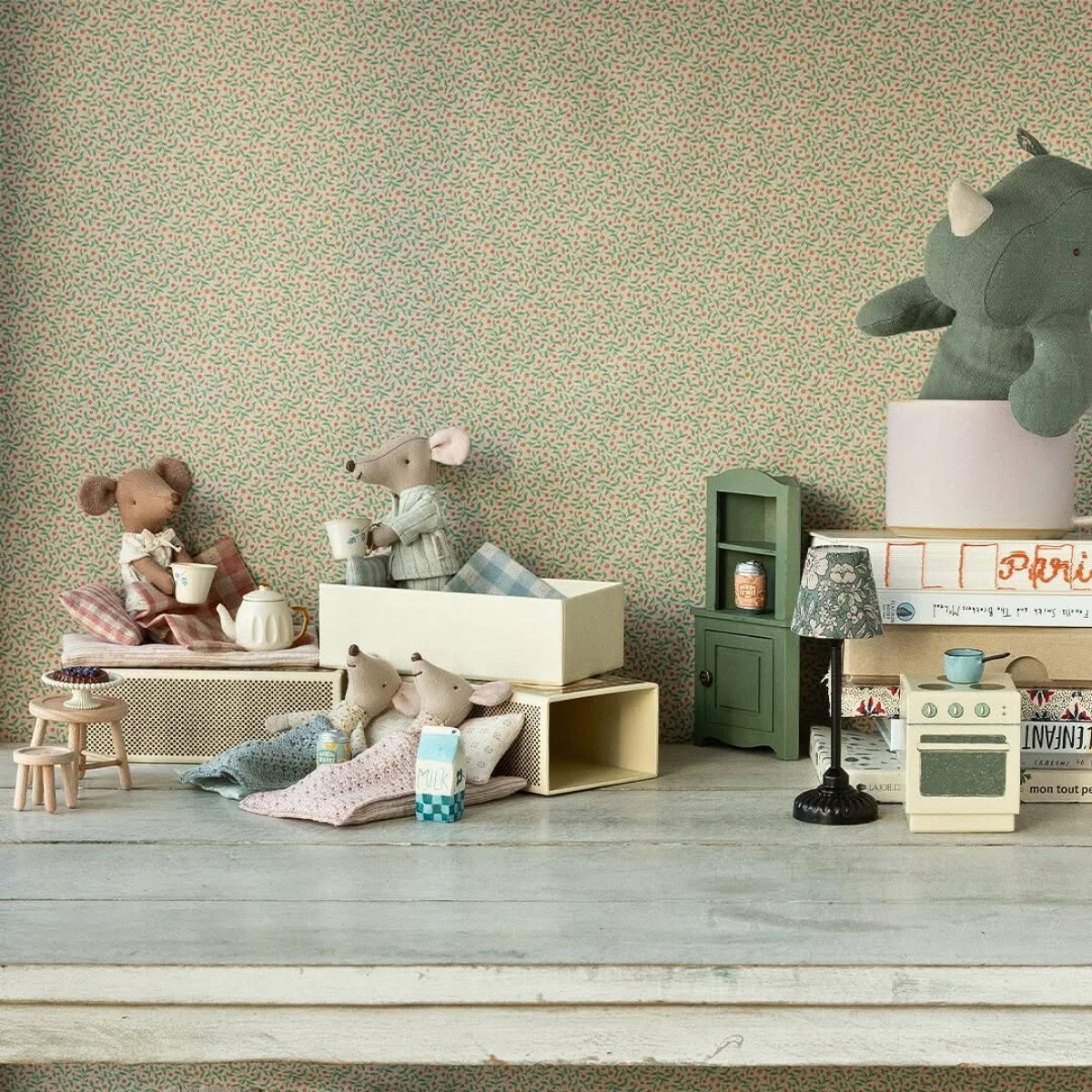 Maileg Little Sister Mouse in Matchbox