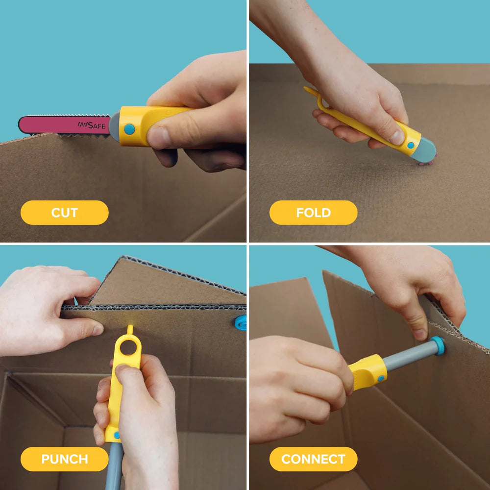 Makedo Discover Kit - Cardboard Construction Toolkit
