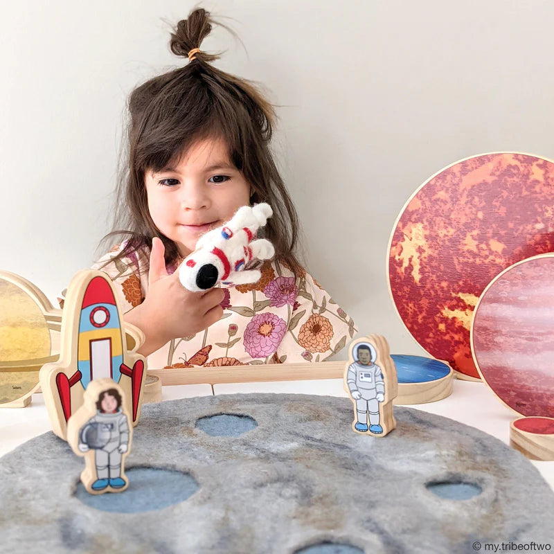 Tara Treasures - Moon Crater with Astronaut Space Playscape