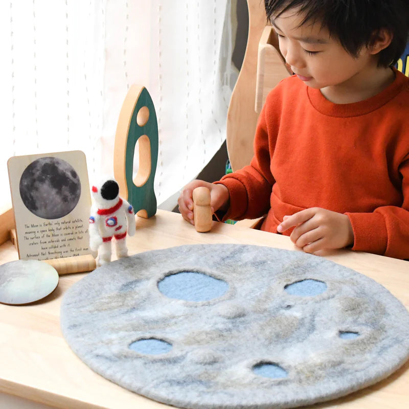Tara Treasures - Moon Crater with Astronaut Space Playscape