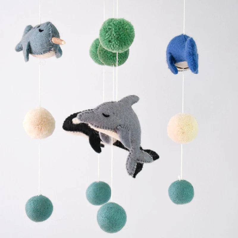 Tara Treasures - Nursery Cot Mobile | Ocean Marine Mammals