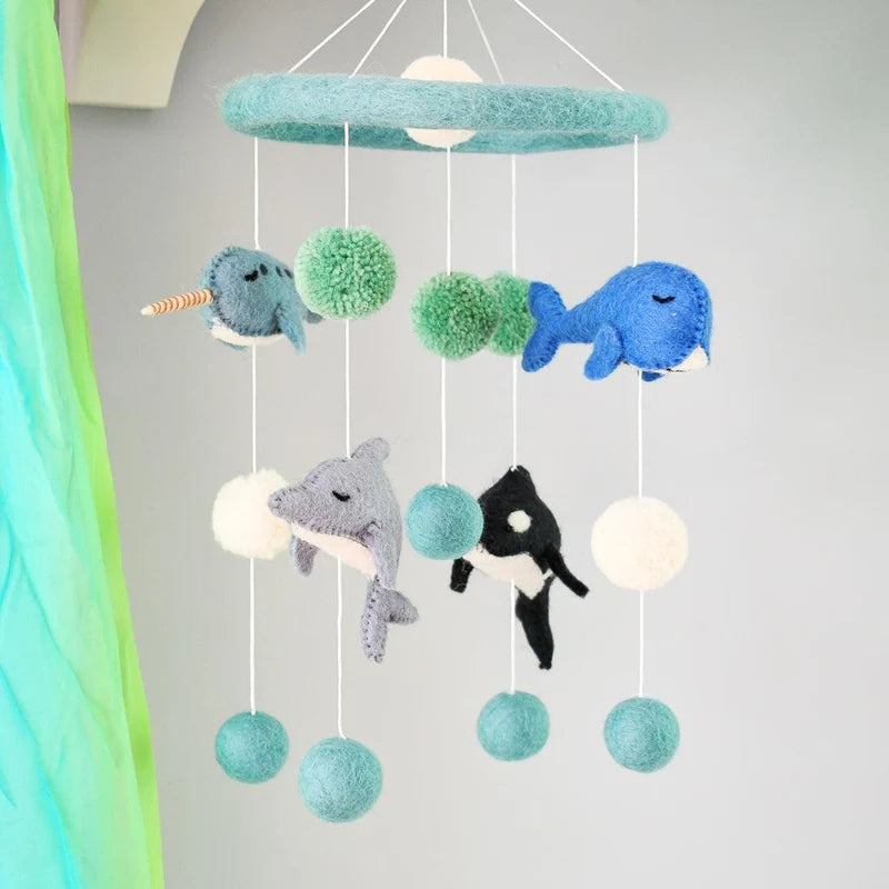 Tara Treasures - Nursery Cot Mobile | Ocean Marine Mammals