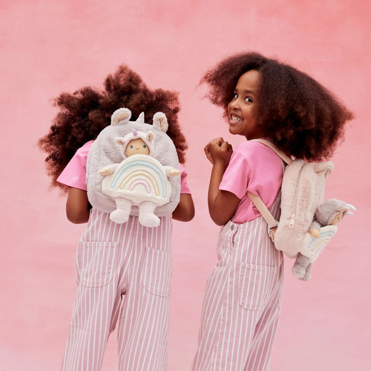 Olli Ella - Hopalong Unicorn Backpack - Pink
