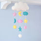 Tara Treasures - Nursery Cot Mobile | Cloud Sweet Dreams Pastel