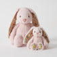 Jiggle & Giggle - Floral Pink Bunny Medium