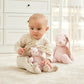 Jiggle & Giggle - Floral Pink Bunny Rattle