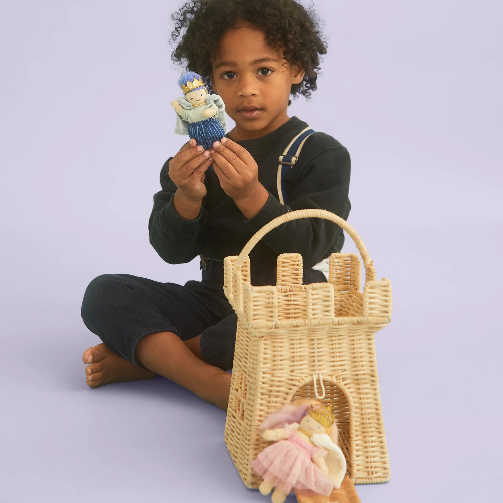 Olli Ella - Rattan Castle Bag