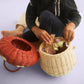 Olli Ella - Rattan Mushroom Basket - Red