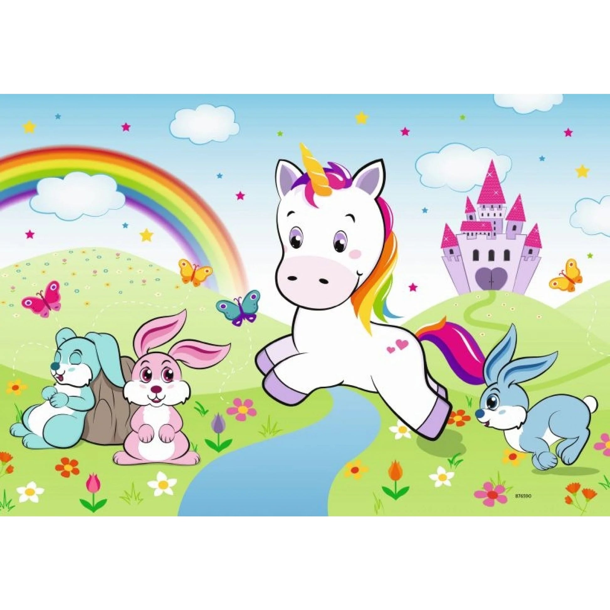 Ravensburger Fairy Tale Unicorn 2x24pc Puzzle