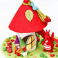 Tara Treasures - Fairies and Gnomes House - Red Roof
