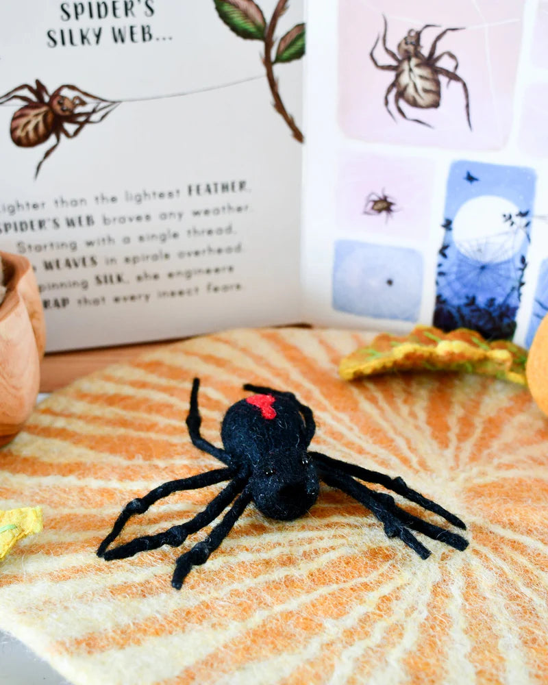 Tara Treasures - Lifecycle of Redback Spider Felt Toy