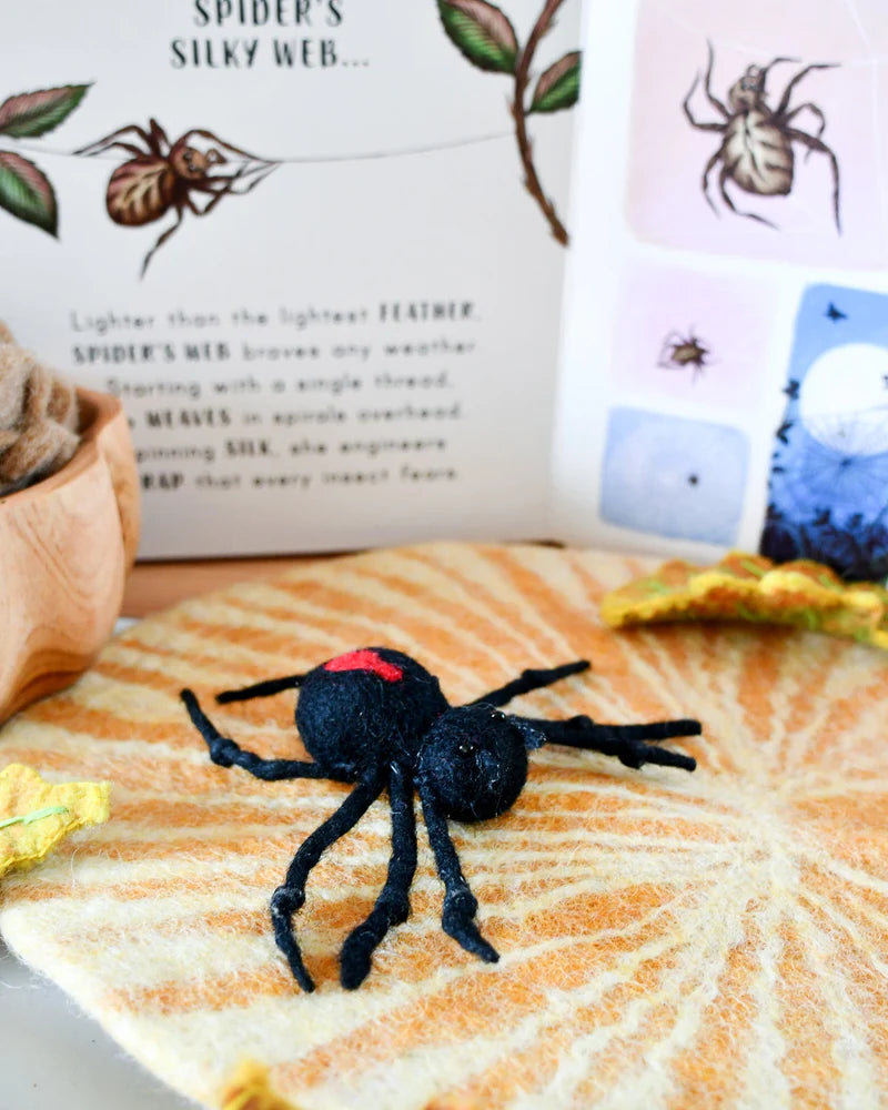 Tara Treasures - Lifecycle of Redback Spider Felt Toy