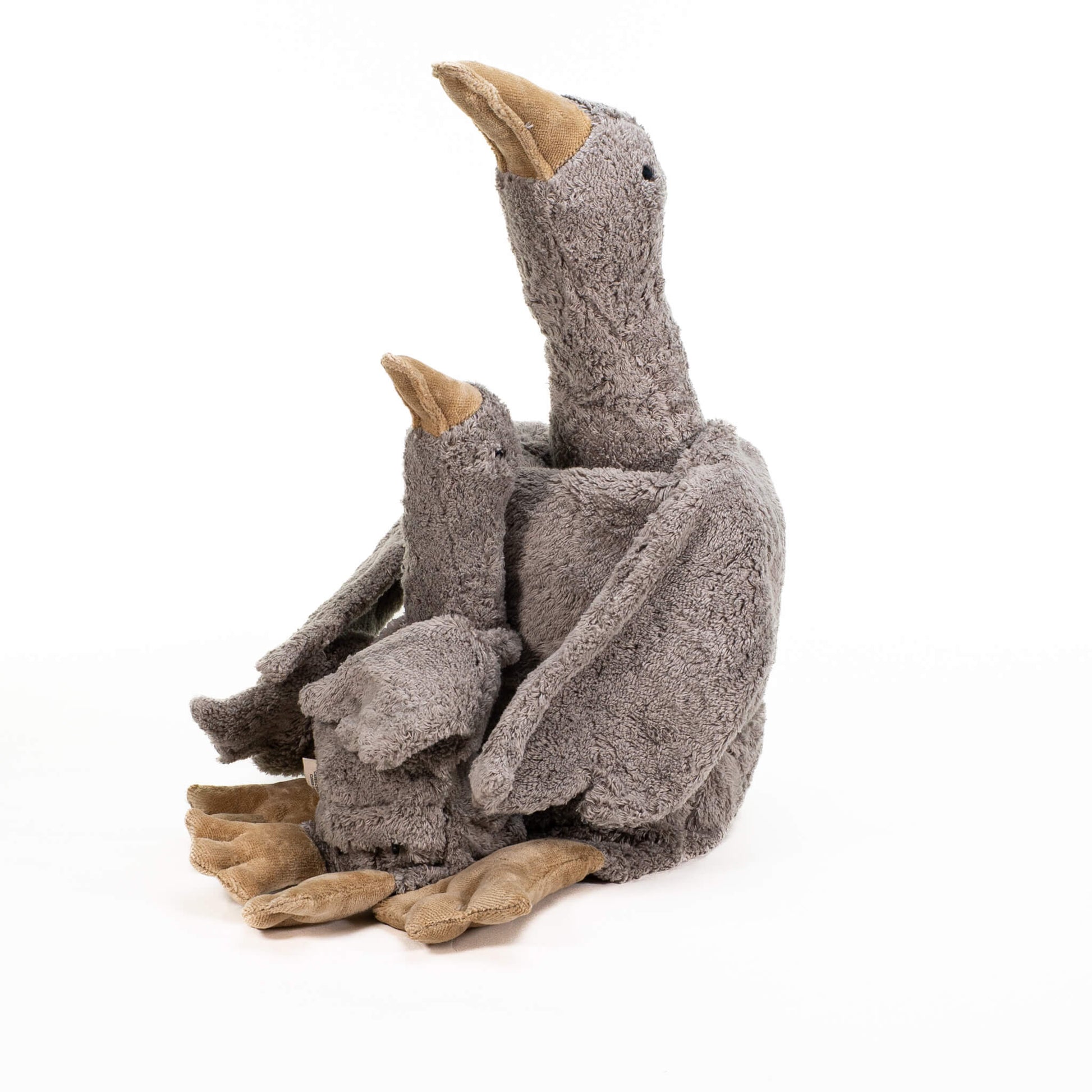 SENGER Cuddly Animal - Goose Large Grey Vegan with Removable Heat/Cool Pack