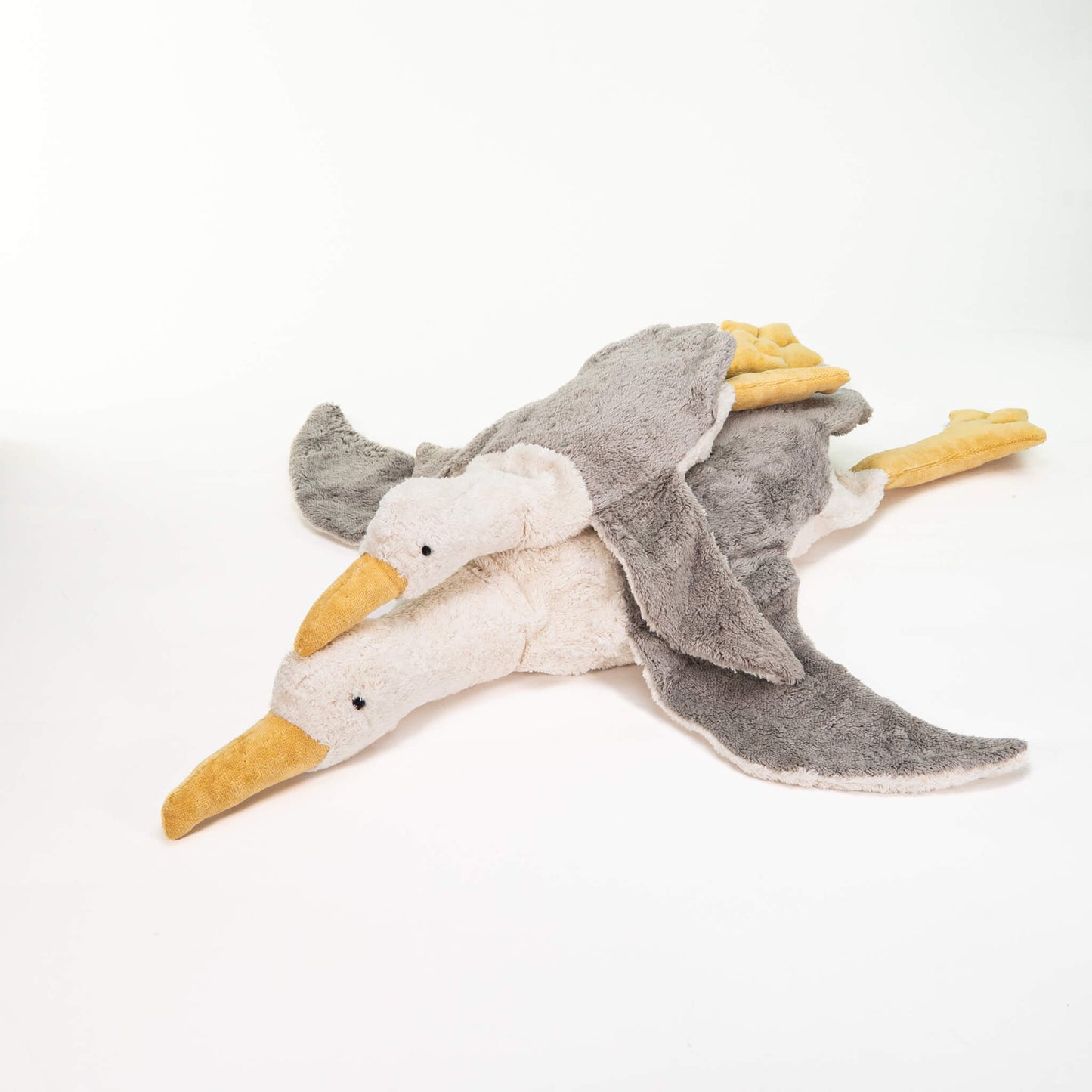SENGER Cuddly Animal - Seagull Large Grey Vegan with Removable Heat/Cool Pack