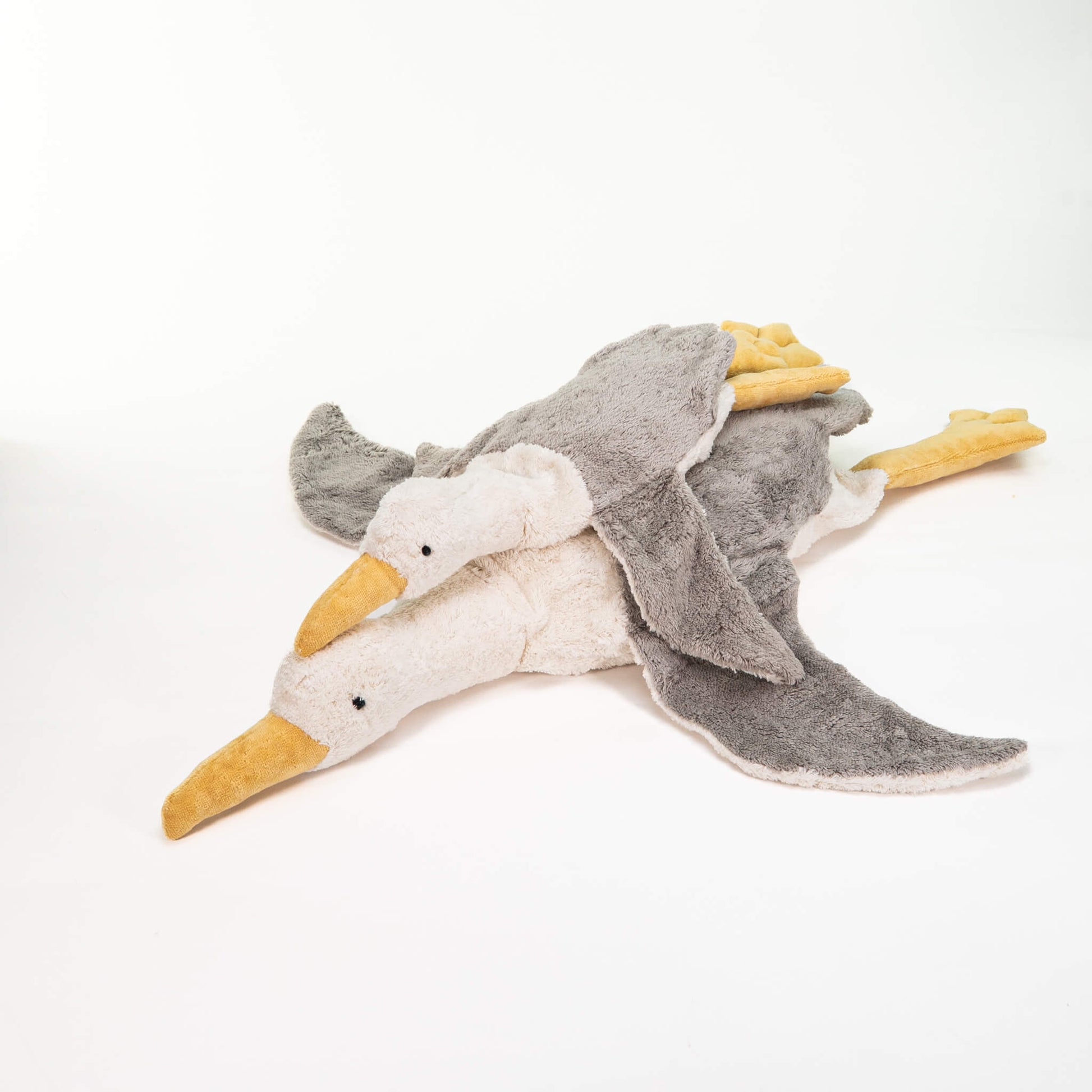 SENGER Cuddly Animal - Seagull Large Grey Vegan with Removable Heat/Cool Pack
