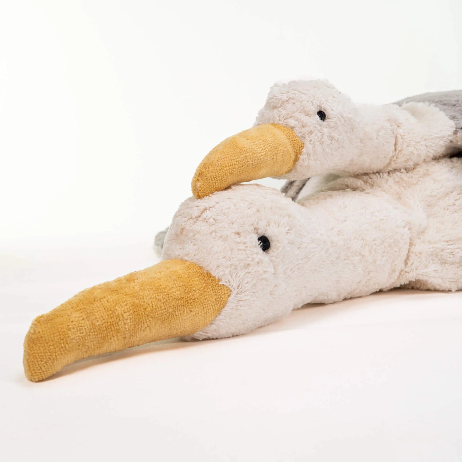 SENGER Cuddly Animal - Seagull Large Grey Vegan with Removable Heat/Cool Pack
