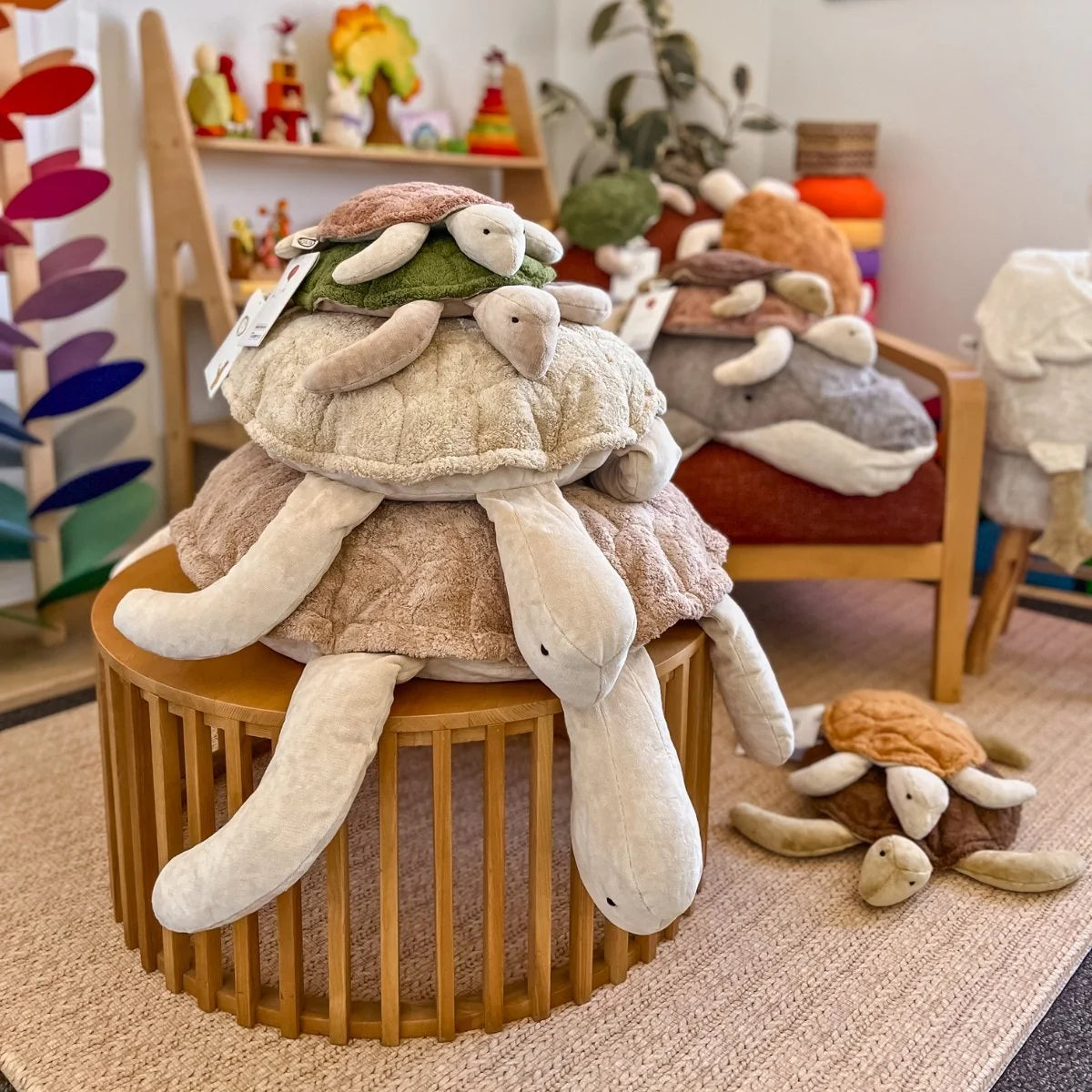 SENGER Cuddly Animal - Turtle Small Fir Green with Removable Heat/Cool Pack