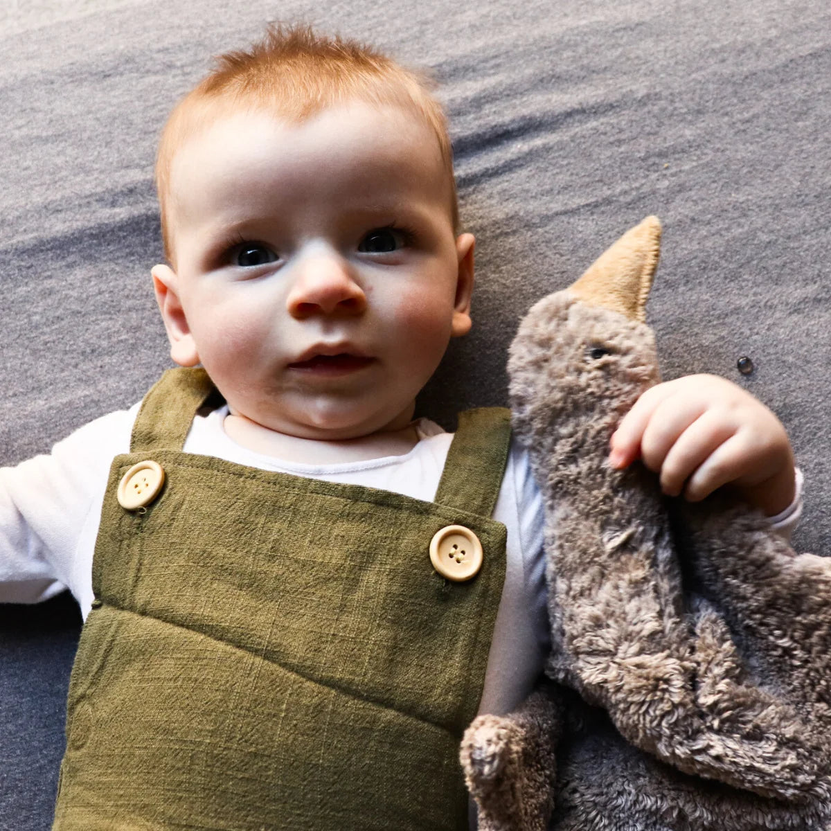SENGER Cuddly Animal - Goose Small Grey Vegan with Removable Heat/Cool Pack