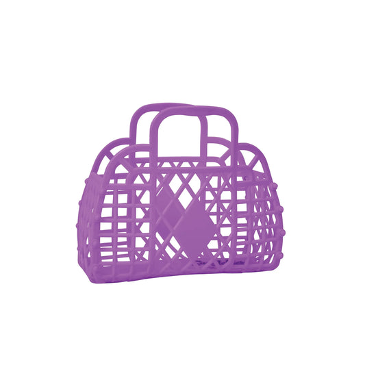 Sun Jellies Retro Basket Mini - Purple