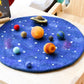 Tara Treasures - Solar System Outer Space Play Mat with Felt Planets