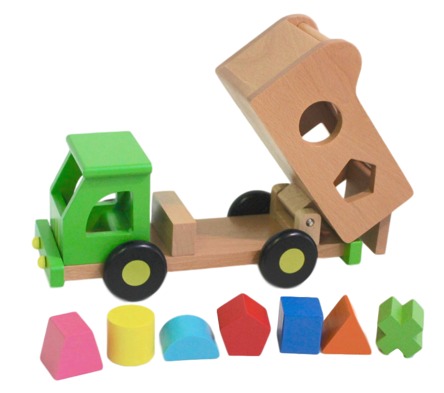 Discoveroo Truck Garbage Shape Sorter