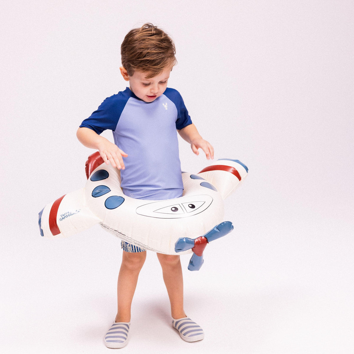 Swim Essentials - Inflatable Split Swim Ring | Peter Plane (55cm)