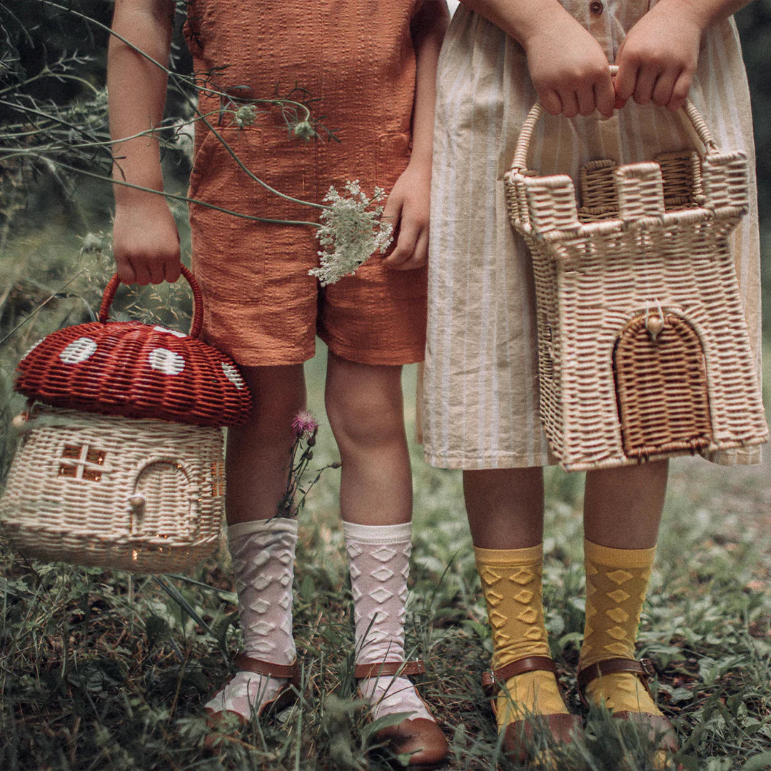 Olli Ella - Rattan Castle Bag