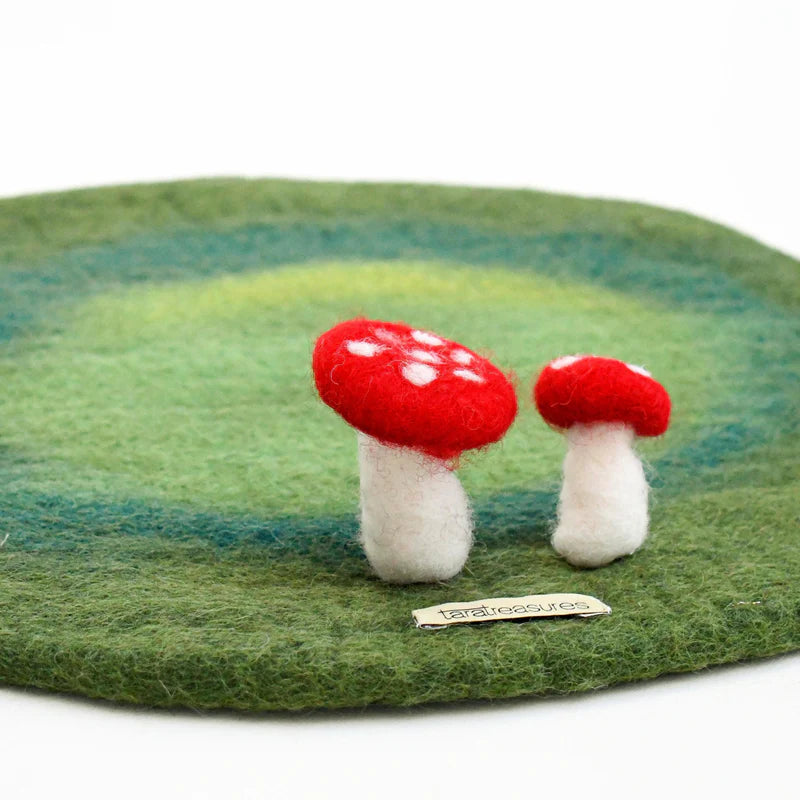 Tara Treasures - Toadstool Mushroom Play Mat Playscape