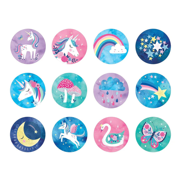 Mudpuppy Unicorn Magic Mini Memory Match Game