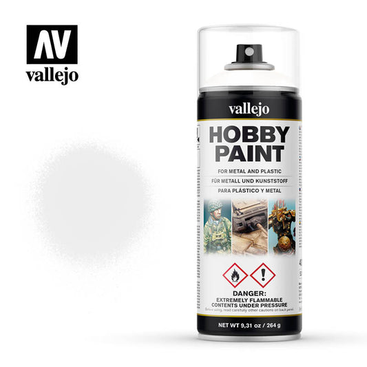 Vallejo Surface Primer White Spray 400mL 28010