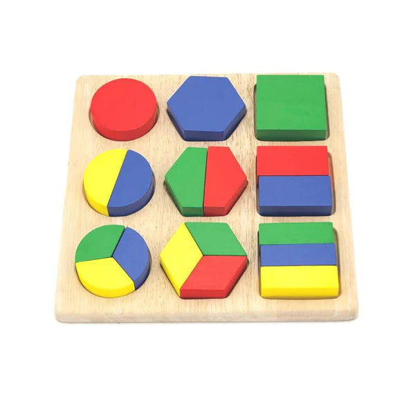 Viga Puzzle Shape Block 18pcs