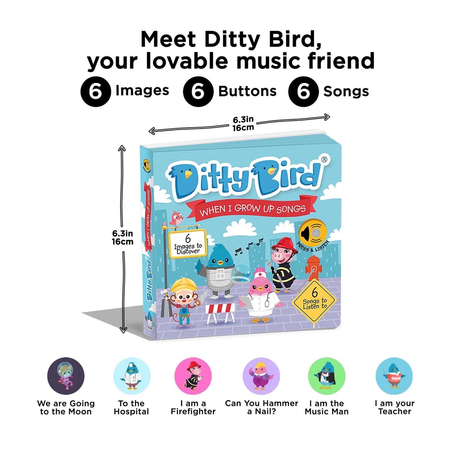 Ditty Bird - When I Grow Up Songs
