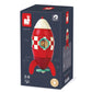 Janod magnetic wooden rocket
