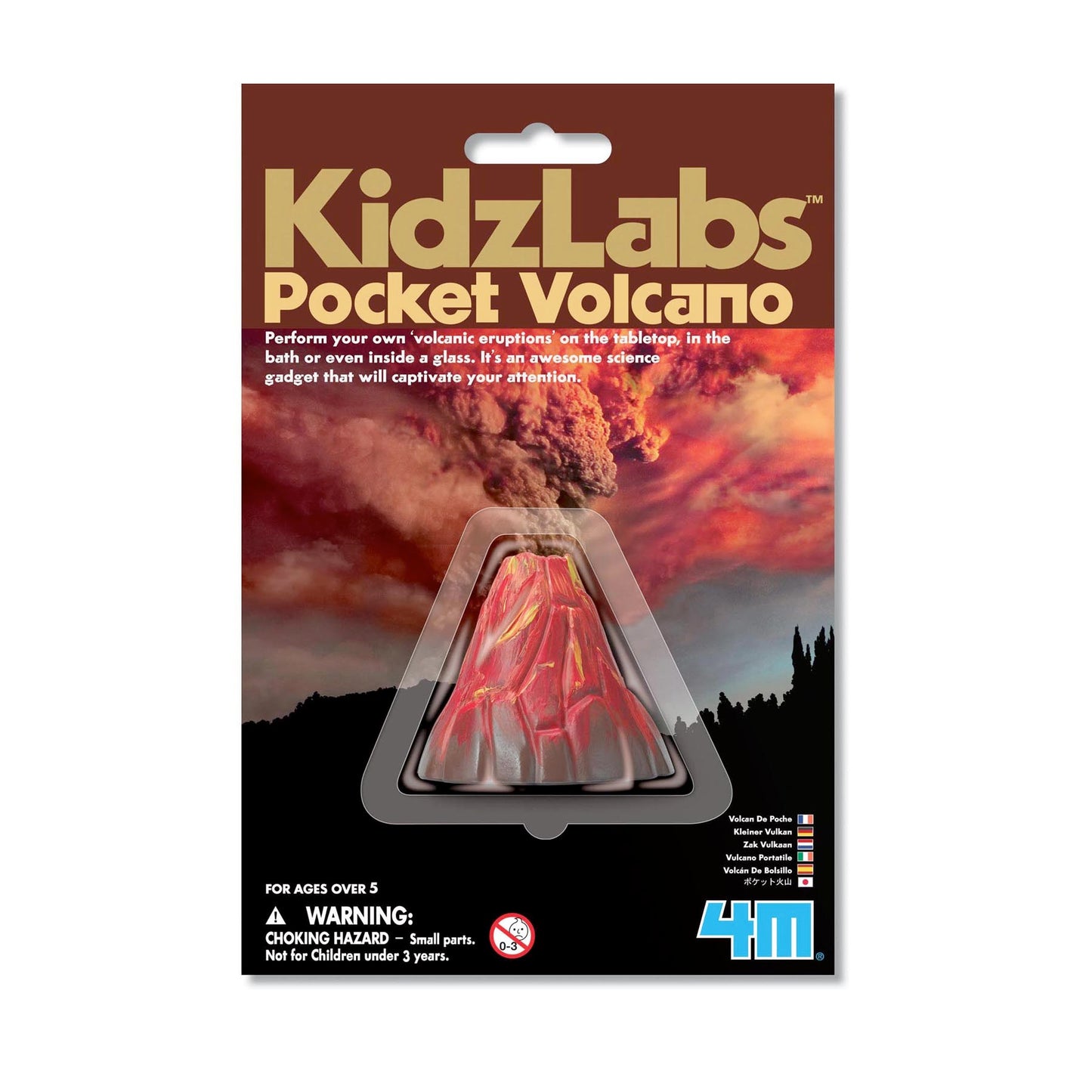 KidzLabs pocket volcano science experiment