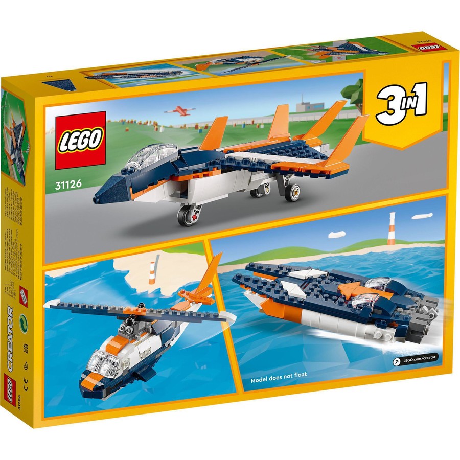 LEGO Creator Supersonic Jet 31126