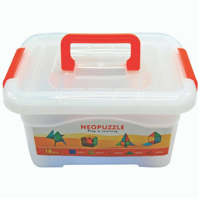 Neopuzzle Magnetic Building Tiles 18pc 3