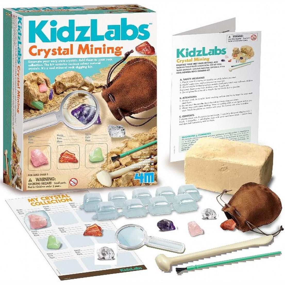 4M KidzLabs Crystal Mining 2