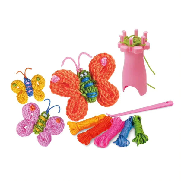 4M Little Craft French Knit Butterfly Kit