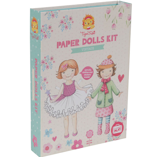 Tiger Tribe Paper Dolls Kit