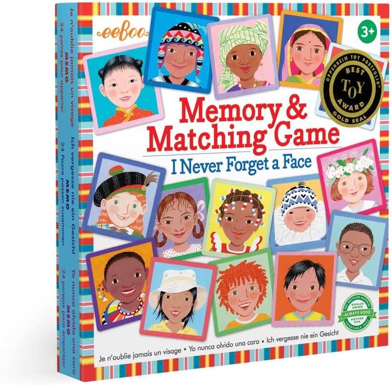 Eeboo Matching Game I Never Forget a Face - K and K Creative Toys