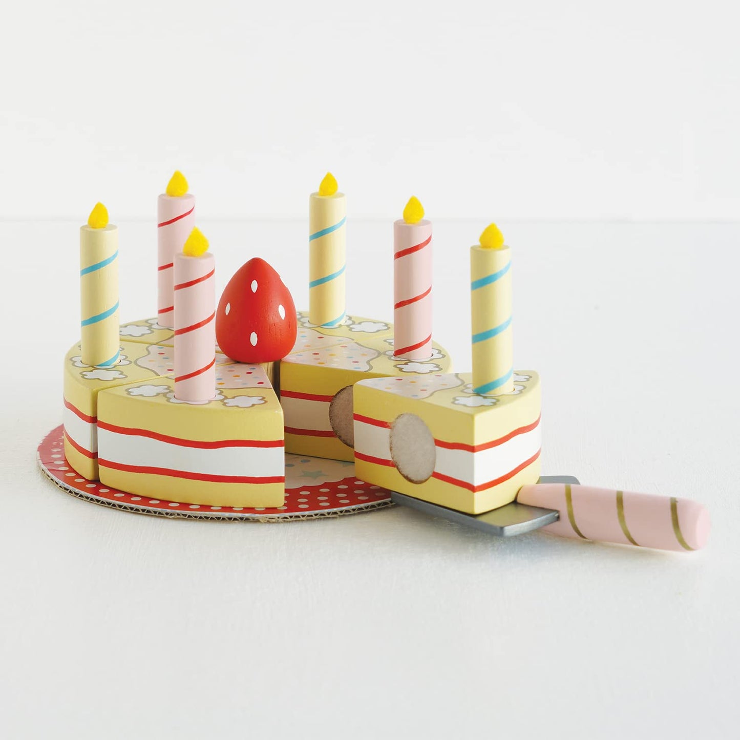 Le Toy Van Birthday Cake Vanilla Wooden