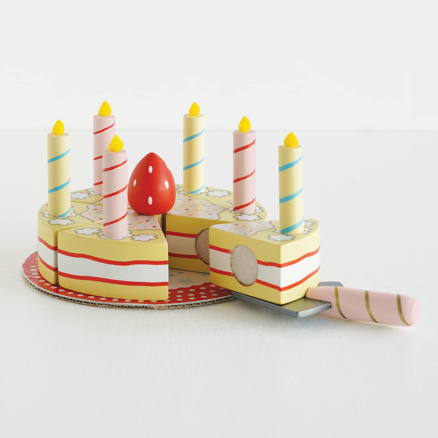 Le Toy Van Birthday Cake Vanilla Wooden