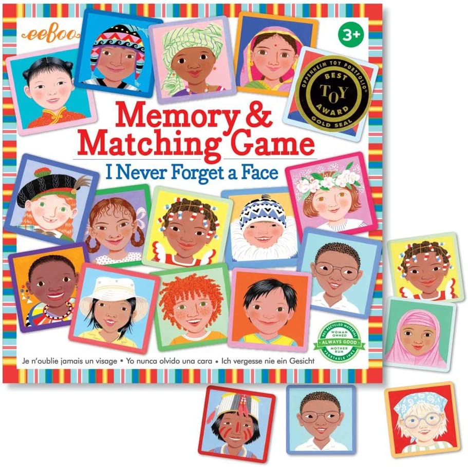 Eeboo Matching Game I Never Forget a Face - K and K Creative Toys