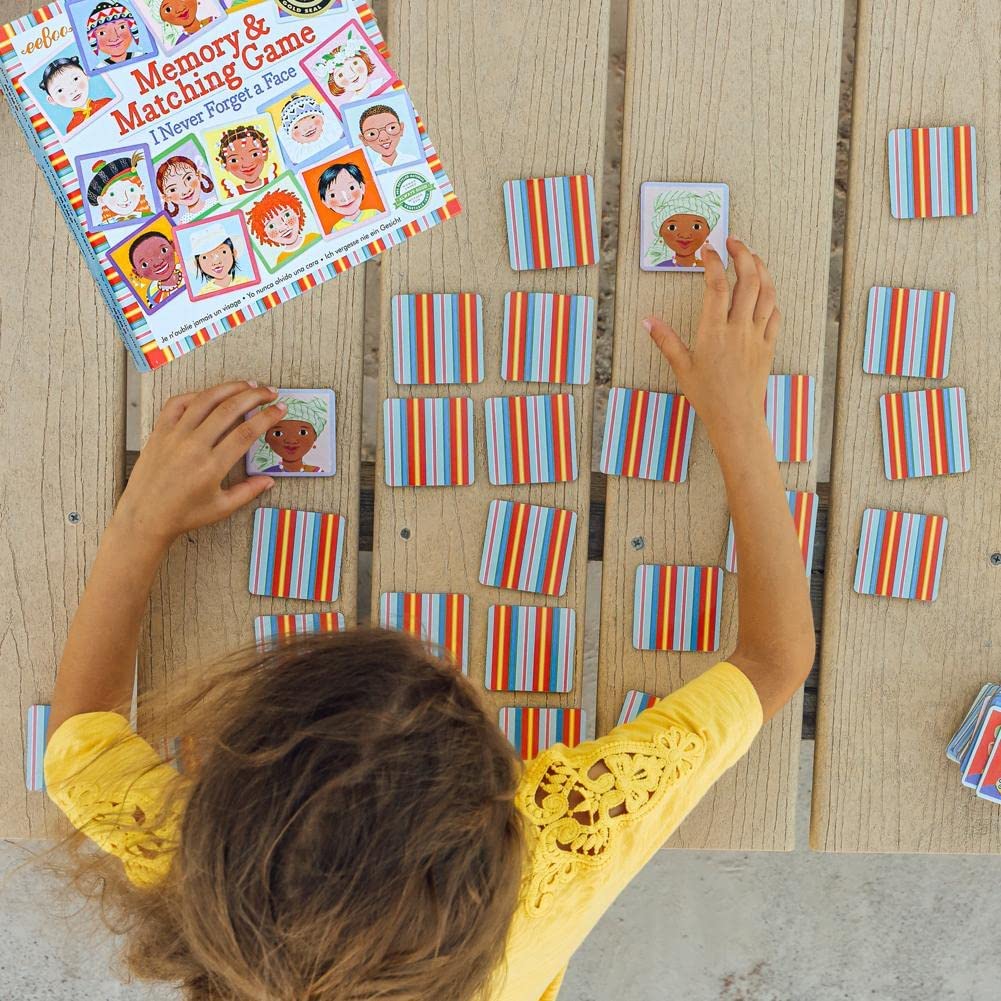 Eeboo Matching Game I Never Forget a Face - K and K Creative Toys