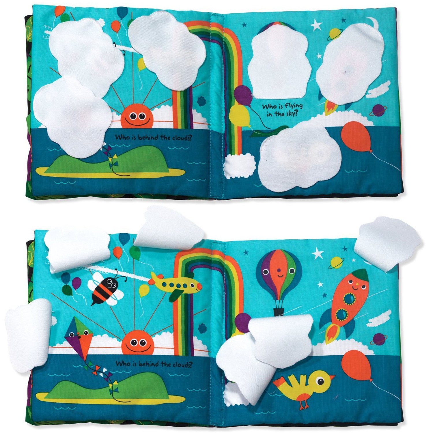 K's Kids The Wonderful World of Peekaboo Cloth Book 4