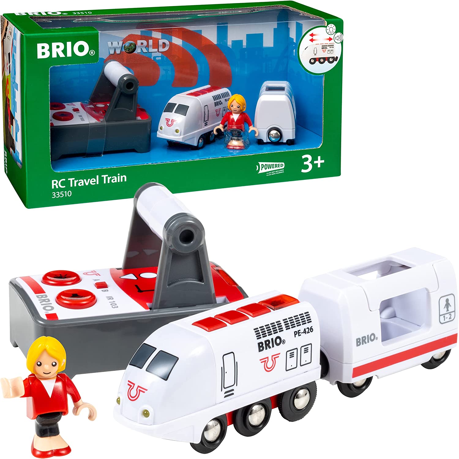Brio RC Travel Train 4 pieces