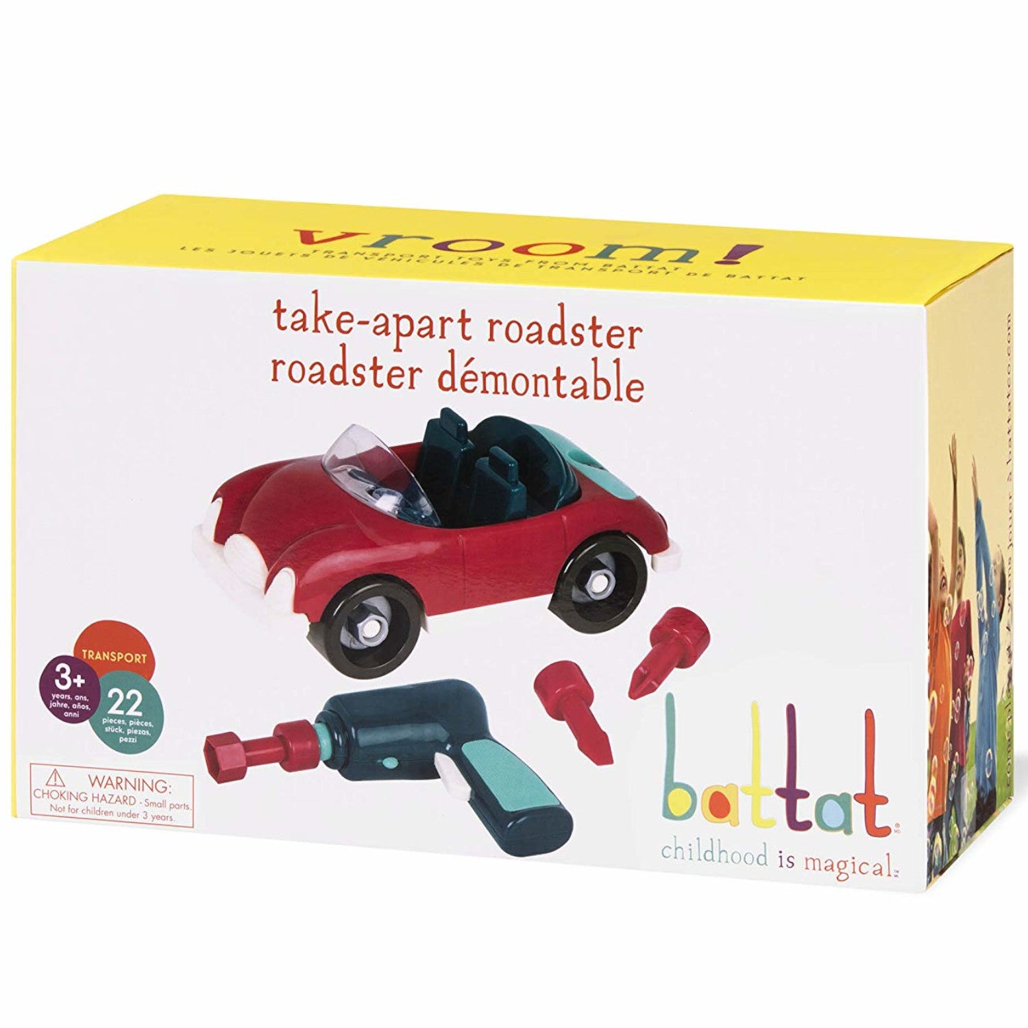 Battat Take Apart Roadster Red 1