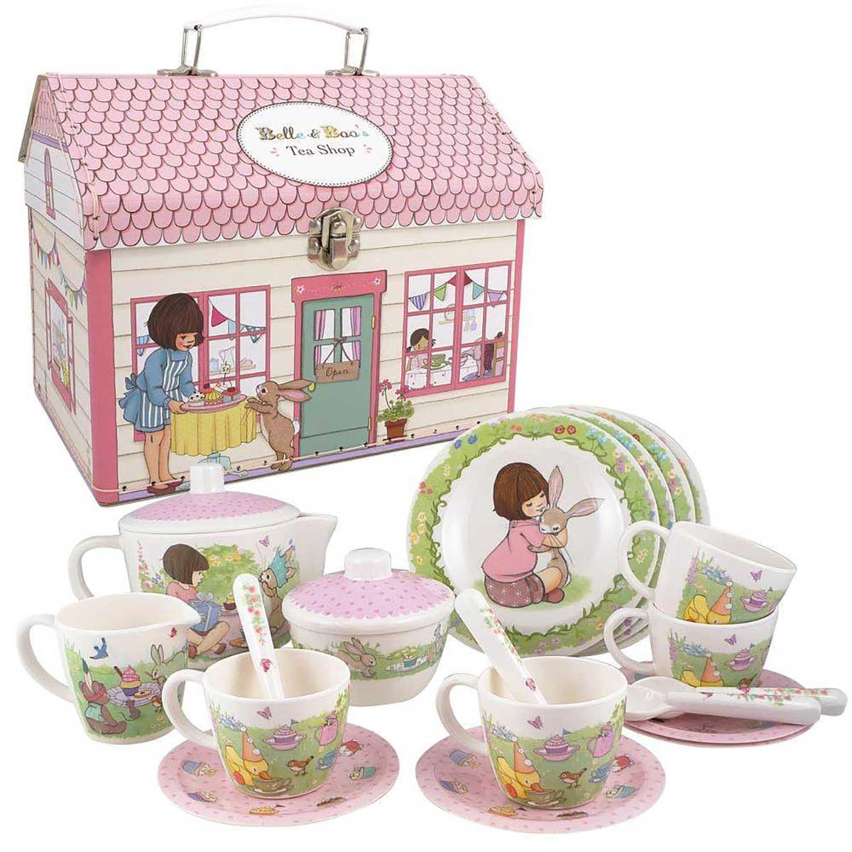 Belle & Boo Tea Set 19pcs Melamine – K and K Creative Toys