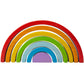 BigJigs Stacking Rainbow Wooden Small  7pc